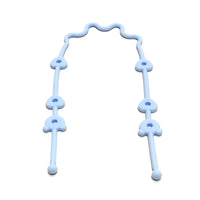 Baby Pacifier Chain with Silicone Holder Silicone Pacifier Clip Safety Straps Stroller & Highchair Accessories Durable X90C