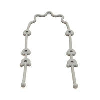 Baby Pacifier Chain with Silicone Holder Silicone Pacifier Clip Safety Straps Stroller & Highchair Accessories Durable X90C