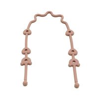 Baby Pacifier Chain with Silicone Holder Silicone Pacifier Clip Safety Straps Stroller & Highchair Accessories Durable X90C