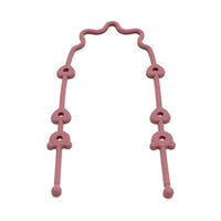 Baby Pacifier Chain with Silicone Holder Silicone Pacifier Clip Safety Straps Stroller & Highchair Accessories Durable X90C